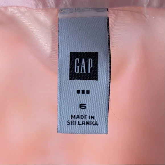 •GAP• Peach/Pink Floral A-Line Skirt – Size 6 - Picture 2 of 8